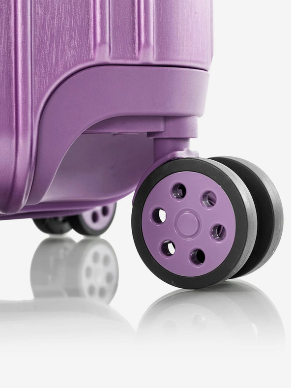 Heys Σετ τριών μωβ ταξιδιωτικών βαλιτσών Heys Xtrak S,M,L