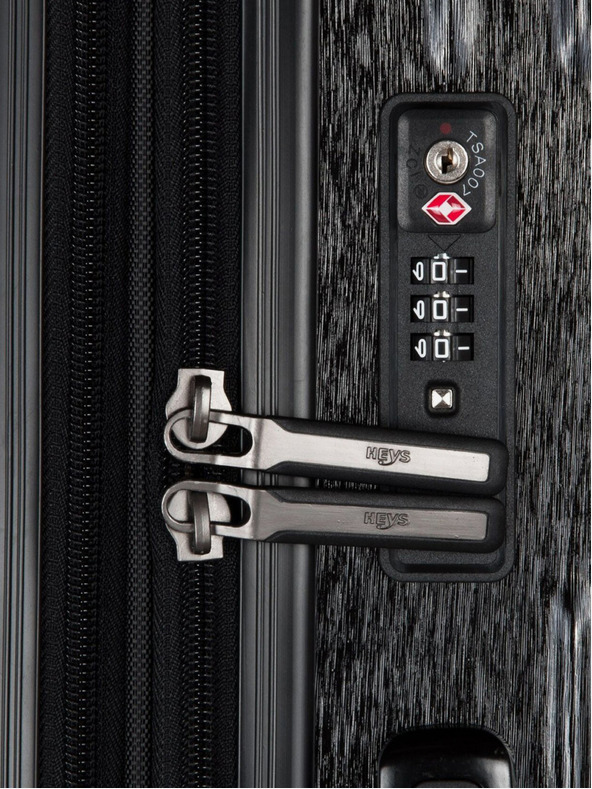 Heys Μαύρη ταξιδιωτική βαλίτσα Heys Xtrak L