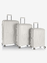 Heys Σετ τριών λευκών ταξιδιωτικών βαλιτσών Heys Airlite S,M,L