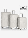 Heys Σετ τριών λευκών ταξιδιωτικών βαλιτσών Heys Airlite S,M,L