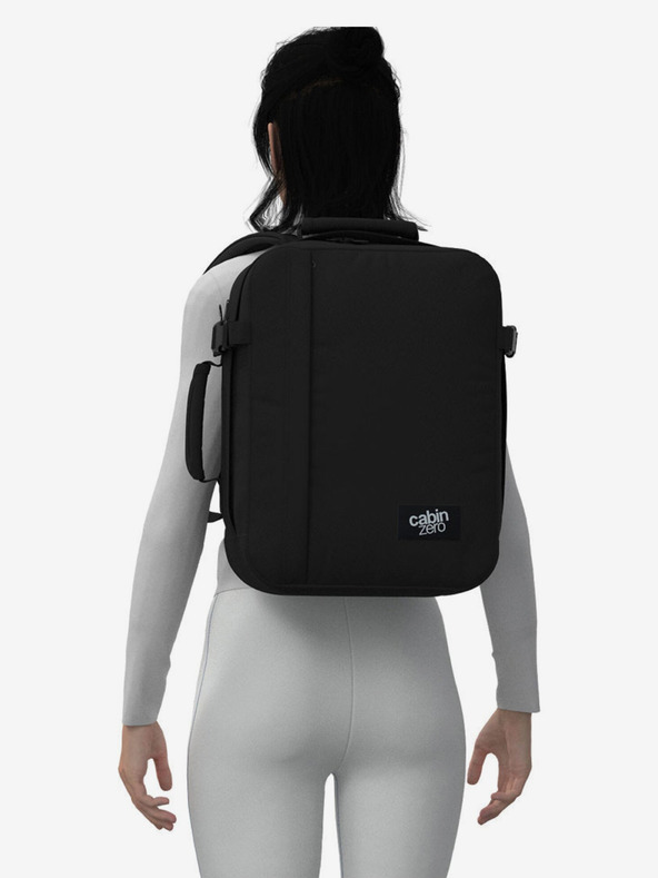 CabinZero Μαύρο σακίδιο πλάτης unisex CabinZero Classic Tech (28L)