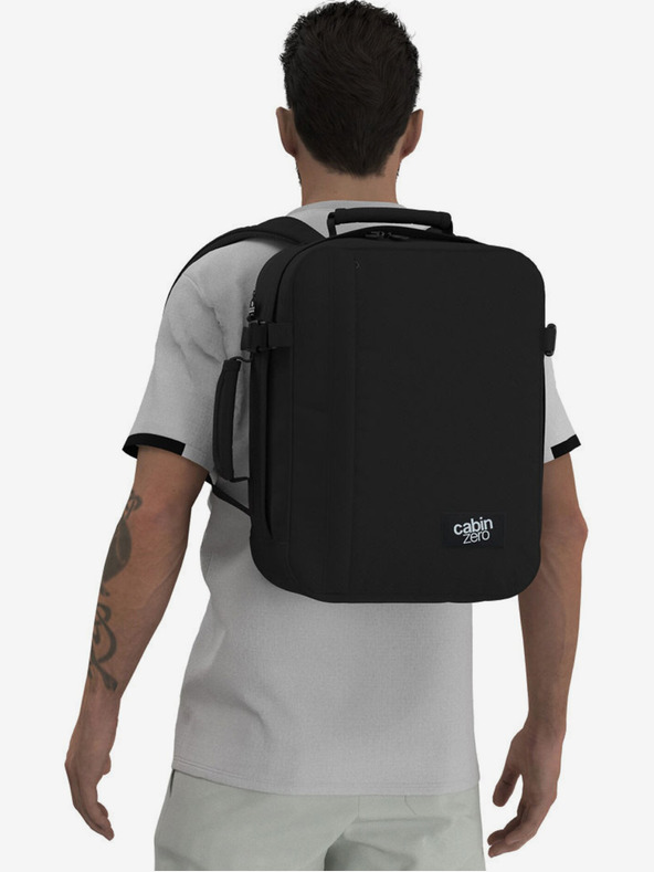 CabinZero Μαύρο σακίδιο πλάτης unisex CabinZero Classic Tech (28L)