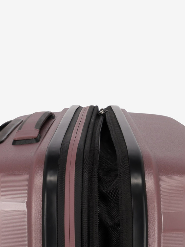 Travelite Σετ τριών ροζ ταξιδιωτικών βαλιτσών Travelite Air Base S,M,L