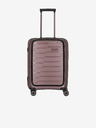 Travelite Ροζ ταξιδιωτική βαλίτσα Travelite Air Base 4w S Ταξιδιωτική βαλίτσα με μπροστινή τσέπη
