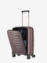 Travelite Ροζ ταξιδιωτική βαλίτσα Travelite Air Base 4w S Ταξιδιωτική βαλίτσα με μπροστινή τσέπη