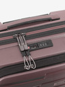 Travelite Ροζ ταξιδιωτική βαλίτσα Travelite Air Base 4w S Ταξιδιωτική βαλίτσα με μπροστινή τσέπη