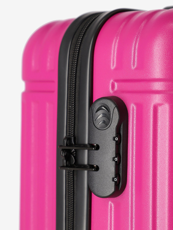Travelite Ροζ ταξιδιωτική βαλίτσα Travelite Cruise Cabin