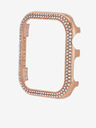 Anne Klein Lunette για Apple Watch με χρυσά κρύσταλλα σε ροζ χρώμα Anne Klein