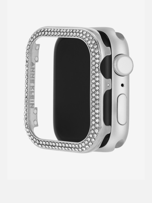 Anne Klein Lunette για Apple Watch με κρύσταλλα σε ασημί Anne Klein
