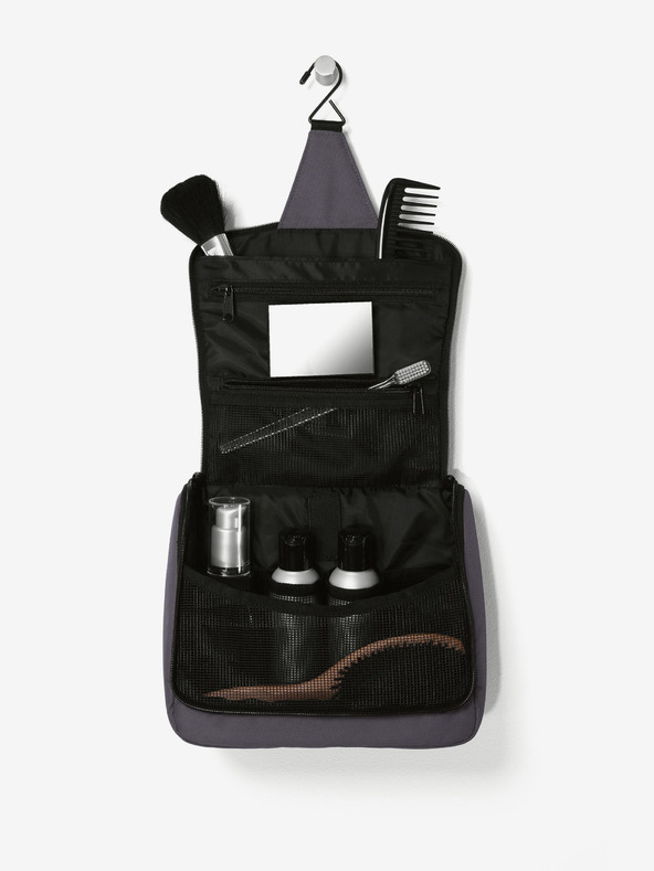Reisenthel Μαύρη γυναικεία ταξιδιωτική τσάντα τουαλέτας με πουά Reisenthel