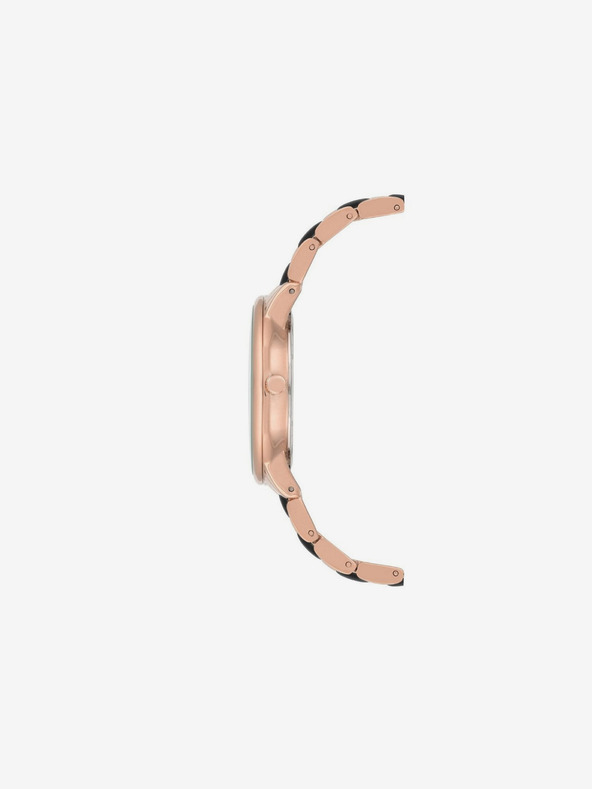 Anne Klein Γυναικείο ρολόι Anne Klein σε μαύρο και ροζ χρυσό