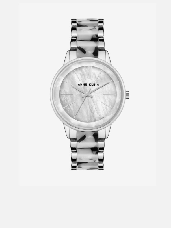 Anne Klein Γυναικείο ασημί ρολόι Anne Klein