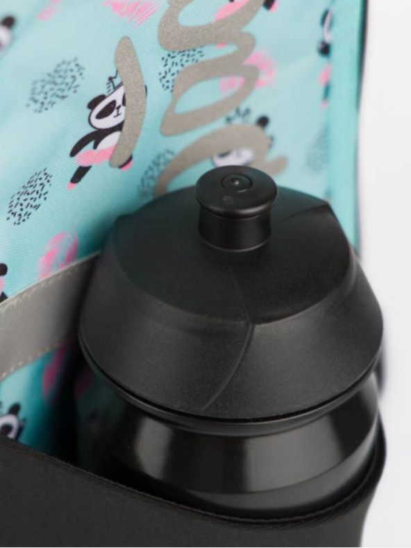 BAAGL  Γκρι σχολική τσάντα zippy panda Baagl