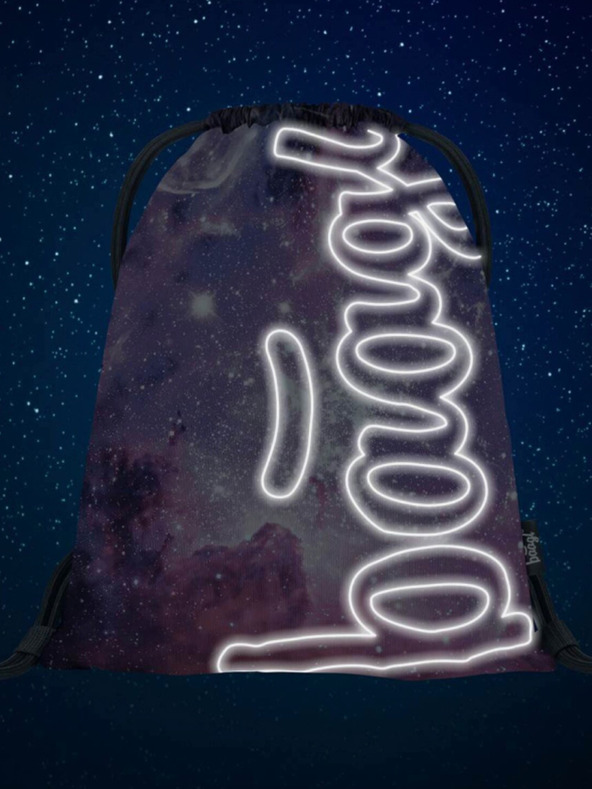 BAAGL  Μωβ πατινάζ γαλαξία τσάντα Baagl