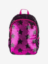 BAAGL  Ροζ σχολικό σακίδιο διασκέδαση αστέρια Baagl