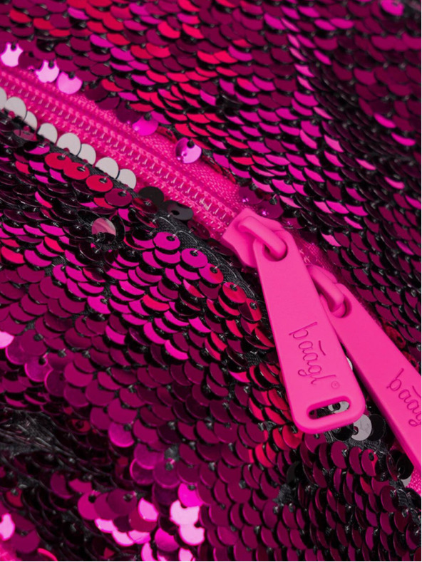 BAAGL  Ροζ σχολικό σακίδιο διασκέδαση αστέρια Baagl