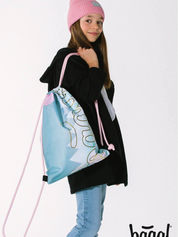 BAAGL  Μωβ τσάντα skate moon Baagl