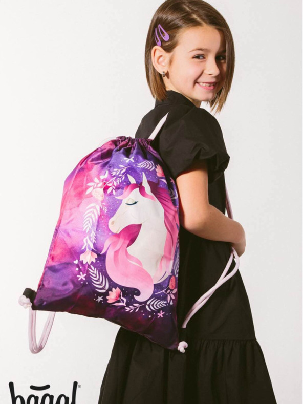 BAAGL  Μωβ τσάντα Baagl Horse