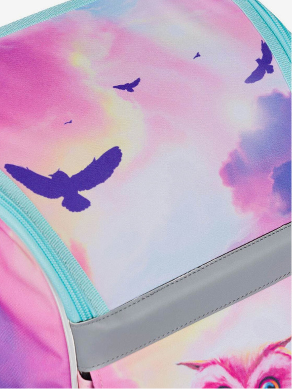 BAAGL  Ροζ σχολική τσάντα Zippy Baagl Owl