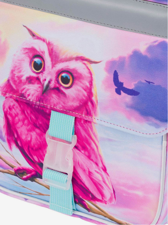 BAAGL  Ροζ σχολική τσάντα Zippy Baagl Owl