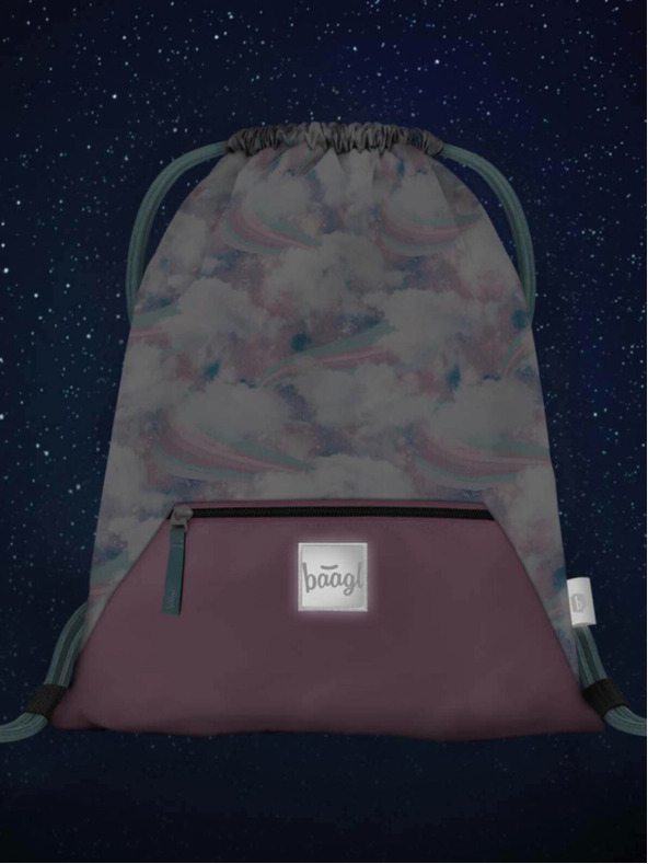 BAAGL  Μπλε τσάντα με τσέπη Baagl Nebe