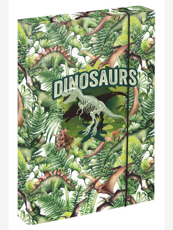 BAAGL  Πράσινο κάλυμμα σχολικού τετραδίου A4 Baagl Jumbo Δεινόσαυρος