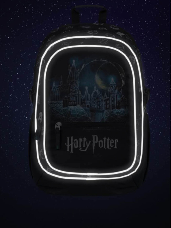 BAAGL  Μαύρο Σχολικό σακίδιο Baagl Πυρήνας Harry Potter Hogwarts