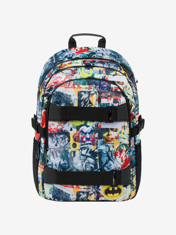 BAAGL  Μαύρο σχολικό σακίδιο Baagl Skate Batman Comics