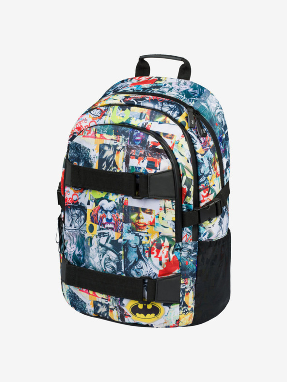 BAAGL  Μαύρο σχολικό σακίδιο Baagl Skate Batman Comics