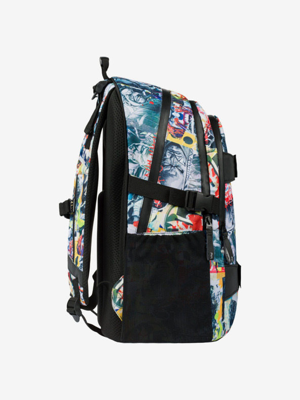 BAAGL  Μαύρο σχολικό σακίδιο Baagl Skate Batman Comics