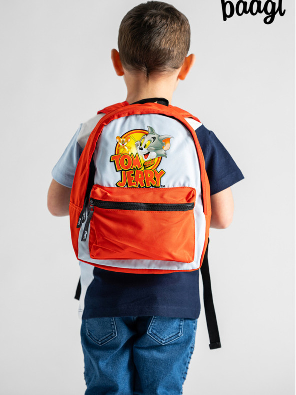BAAGL  Grey Preschool Backpack Baagl Tom & Jerry