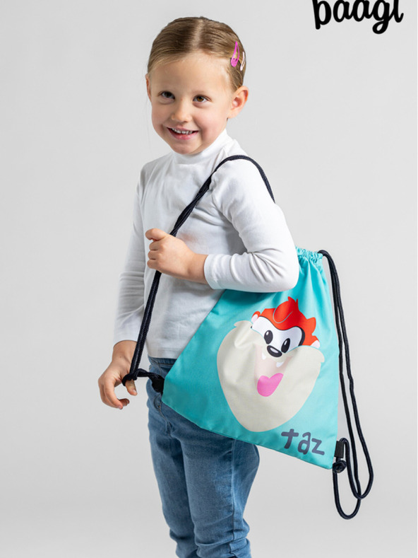 BAAGL  Μπλε προσχολική τσάντα Baagl Taz