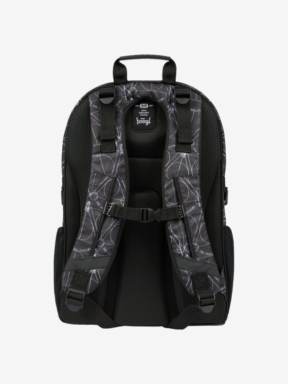 BAAGL  Μαύρο σχολικό σετ - σακίδιο πλάτης, θήκη, τσάντα Baagl Skate Harry Potter Κλήροι του Θανάτου