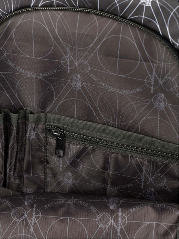 BAAGL  Μαύρο σχολικό σετ - σακίδιο πλάτης, θήκη, τσάντα Baagl Skate Harry Potter Κλήροι του Θανάτου