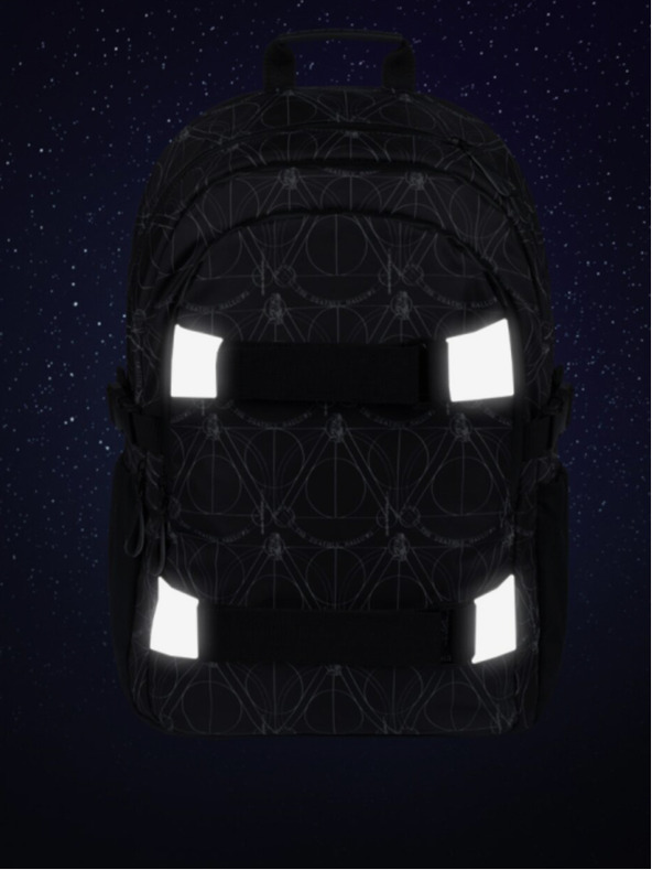 BAAGL  Μαύρο σχολικό σετ - σακίδιο πλάτης, θήκη, τσάντα Baagl Skate Harry Potter Κλήροι του Θανάτου