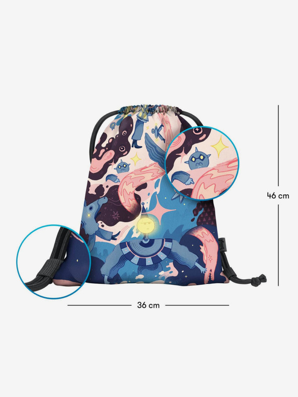 BAAGL  Μπλε τσάντα Baagl eARTh - City Jungle από την Mára Čmára