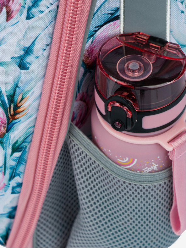 BAAGL  Λευκή σχολική τσάντα Baagl Shelly Raccoon