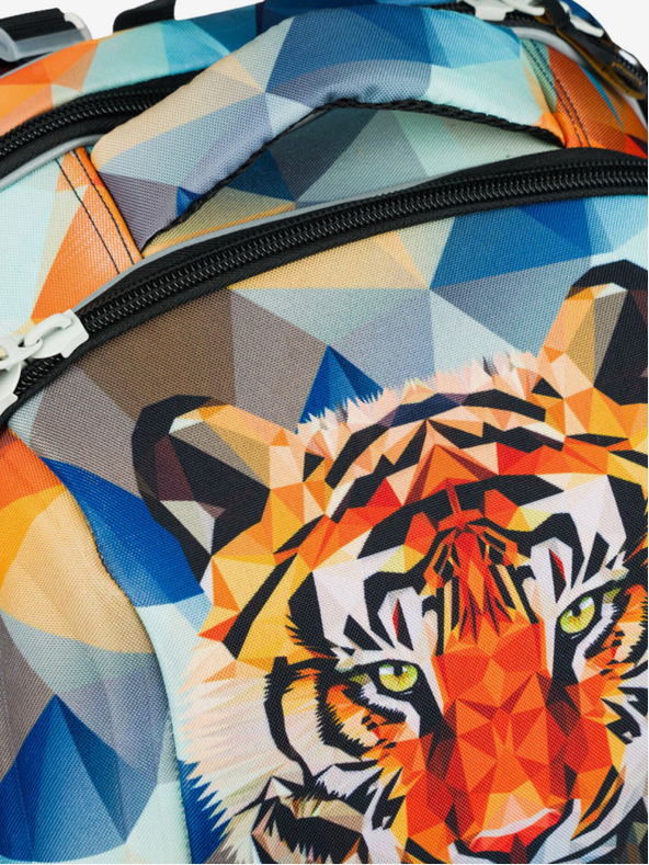 BAAGL  Πορτοκαλί Baagl Shelly Tiger σχολική τσάντα Baagl Shelly Tiger