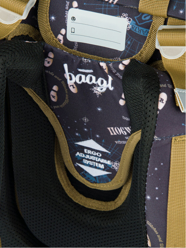 BAAGL  Μπλε σχολική τσάντα Ergo Baagl Harry Potter Pobertův Plánek