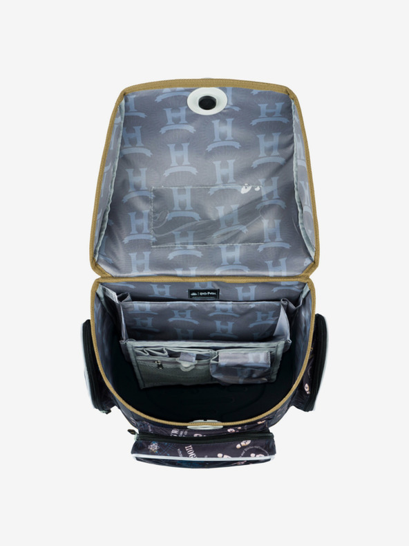 BAAGL  Μπλε σχολική τσάντα Ergo Baagl Harry Potter Pobertův Plánek