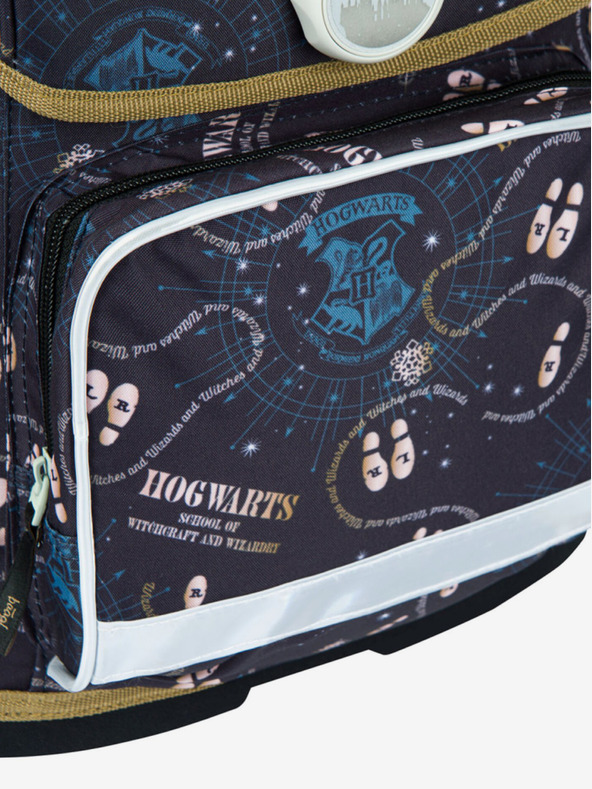 BAAGL  Μπλε σχολική τσάντα Ergo Baagl Harry Potter Pobertův Plánek