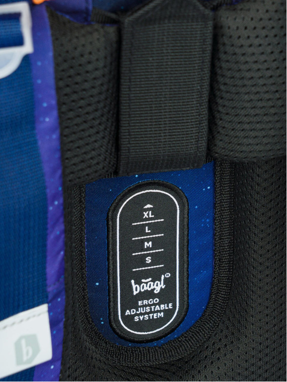 BAAGL  Μπλε σχολική τσάντα Zippy Baagl Πλανήτες