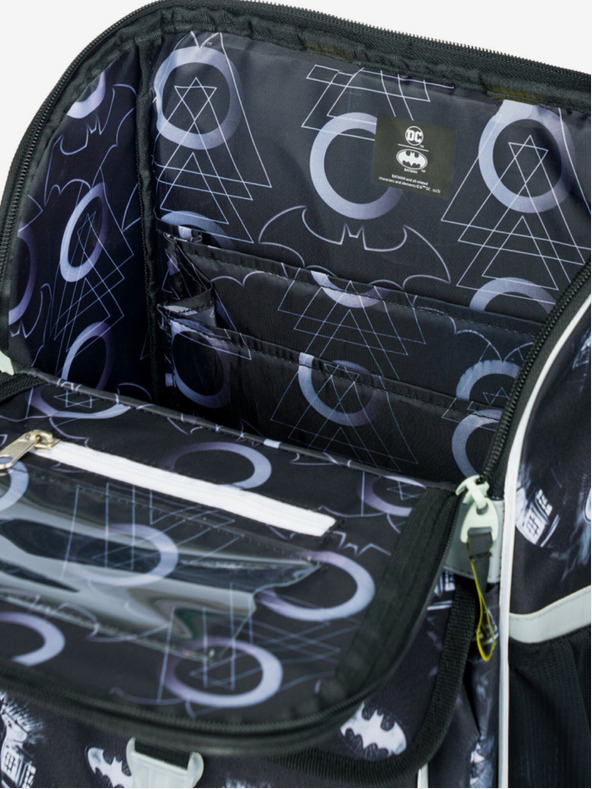 BAAGL  Μαύρη σχολική τσάντα Zippy Baagl Batman Darky City