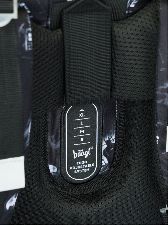 BAAGL  Μαύρη σχολική τσάντα Zippy Baagl Batman Darky City