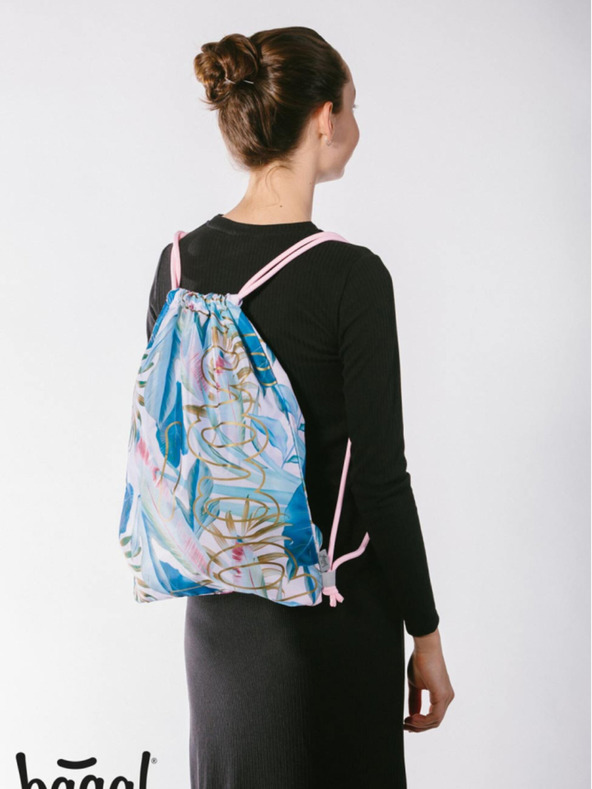 BAAGL  Μωβ τσάντα Baagl Skate Leafs