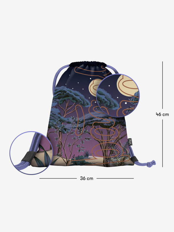 BAAGL  Μωβ Baagl Skate Night τσάντα