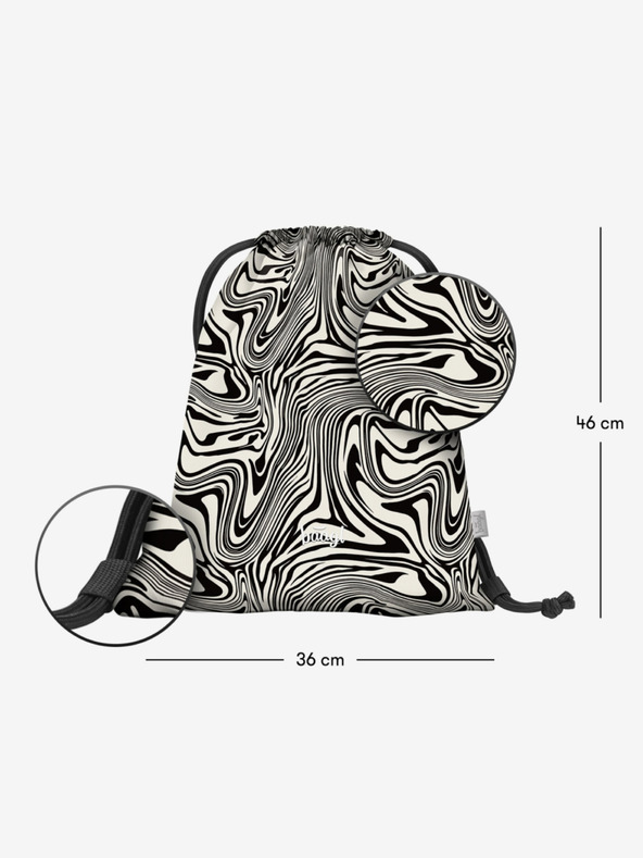 BAAGL  Μαύρη τσάντα Baagl Mmixture