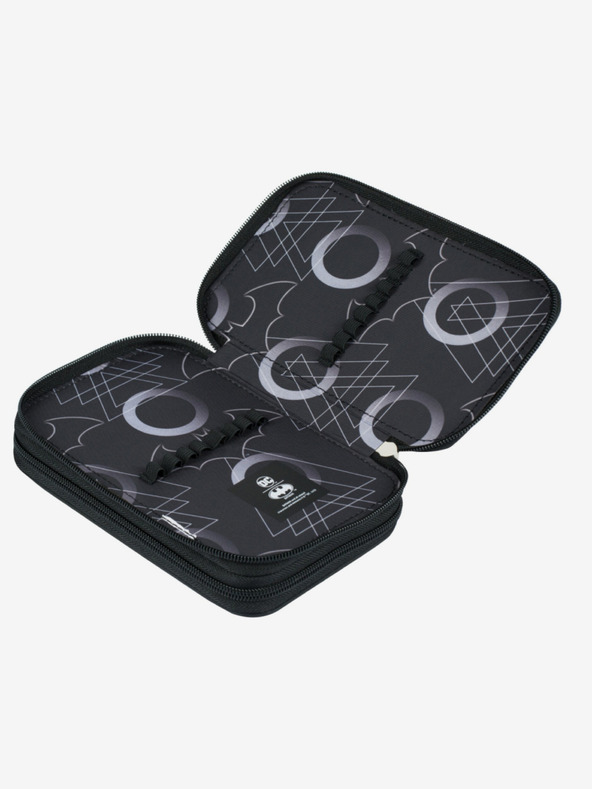 BAAGL  Μαύρο σχολικό σετ - χαρτοφύλακας, μολυβοθήκη, τσάντα Baagl Shelly Batman Dark City