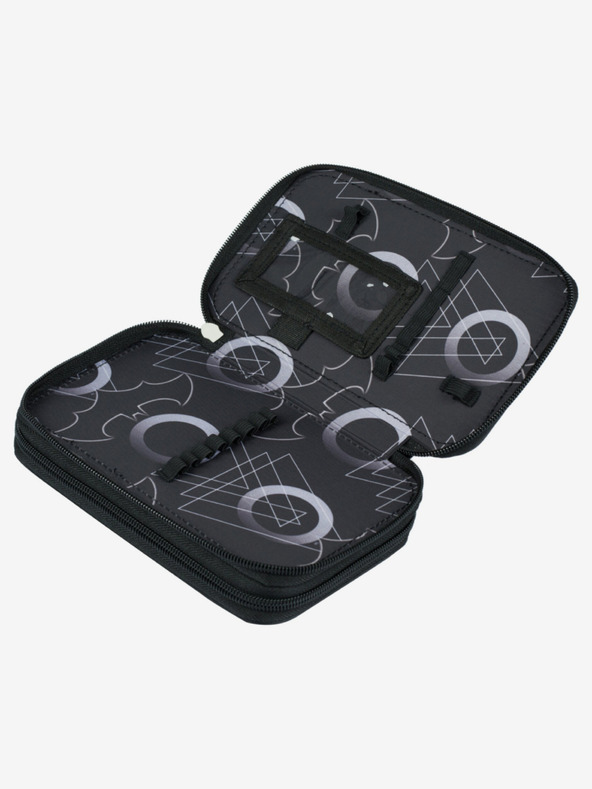 BAAGL  Μαύρο σχολικό σετ - χαρτοφύλακας, μολυβοθήκη, τσάντα Baagl Shelly Batman Dark City