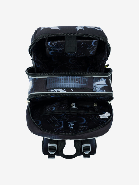 BAAGL  Μαύρο σχολικό σετ - χαρτοφύλακας, μολυβοθήκη, τσάντα Baagl Shelly Batman Dark City